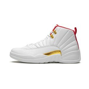 Size 14 - Air Jordan 12 Retro FIBA Men’s White Red Basketball Shoes Sneakers EUC